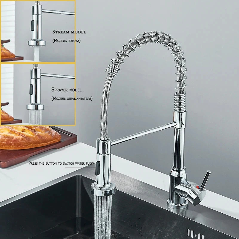 Stylish Pull-Down Kitchen FaucetTM